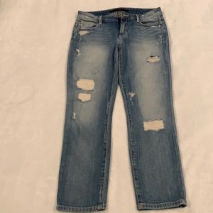 Joe’s Distressed Capri’s
